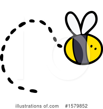 Bee Clipart #1579852 by lineartestpilot