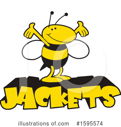 Bee Clipart #1595574 by Johnny Sajem