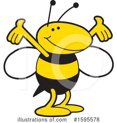 Bees Clipart #1595578 by Johnny Sajem