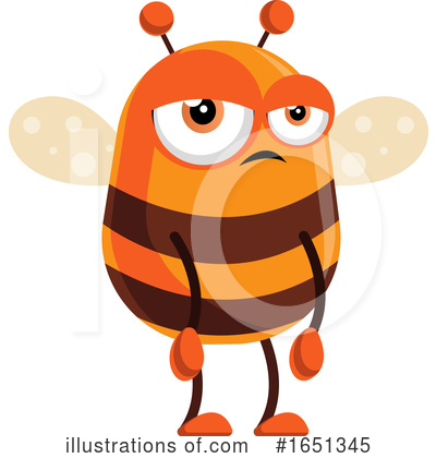 Royalty-Free (RF) Bee Clipart Illustration by Morphart Creations - Stock Sample #1651345
