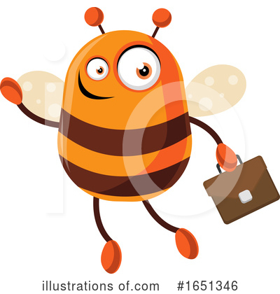 Royalty-Free (RF) Bee Clipart Illustration by Morphart Creations - Stock Sample #1651346