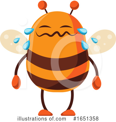 Royalty-Free (RF) Bee Clipart Illustration by Morphart Creations - Stock Sample #1651358