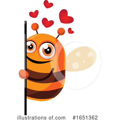 Royalty-Free (RF) Bee Clipart Illustration by Morphart Creations - Stock Sample #1651362