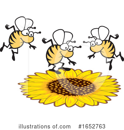 Bee Clipart #1652763 by Johnny Sajem