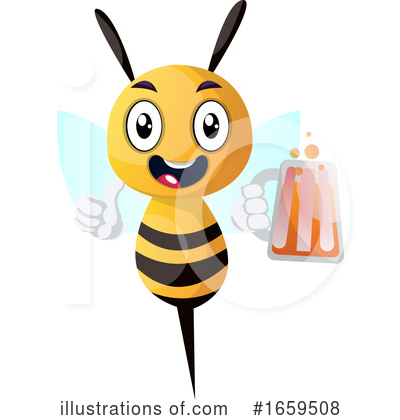 Royalty-Free (RF) Bee Clipart Illustration by Morphart Creations - Stock Sample #1659508