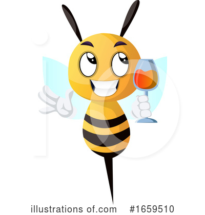 Royalty-Free (RF) Bee Clipart Illustration by Morphart Creations - Stock Sample #1659510
