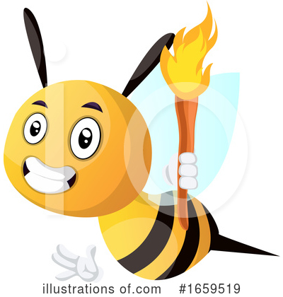 Royalty-Free (RF) Bee Clipart Illustration by Morphart Creations - Stock Sample #1659519