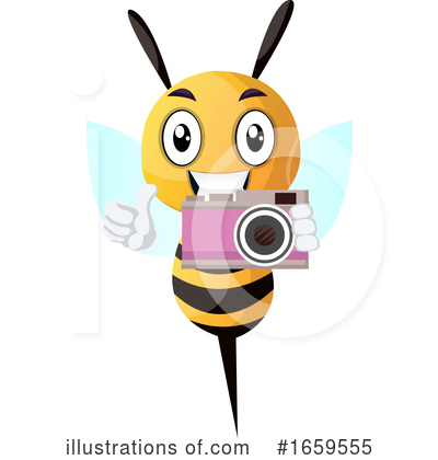 Royalty-Free (RF) Bee Clipart Illustration by Morphart Creations - Stock Sample #1659555