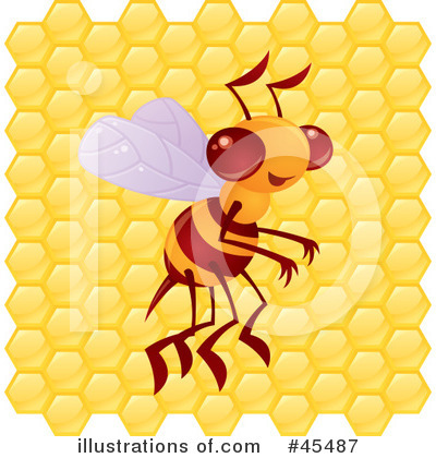 Bee Clipart #45487 by John Schwegel