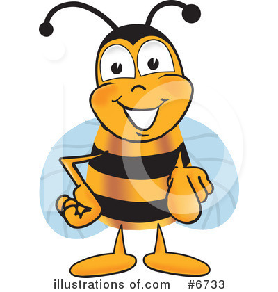 Bee Clipart #6733 by Toons4Biz
