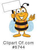 Bee Clipart #6744 by Toons4Biz