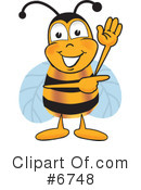Bee Clipart #6748 by Toons4Biz