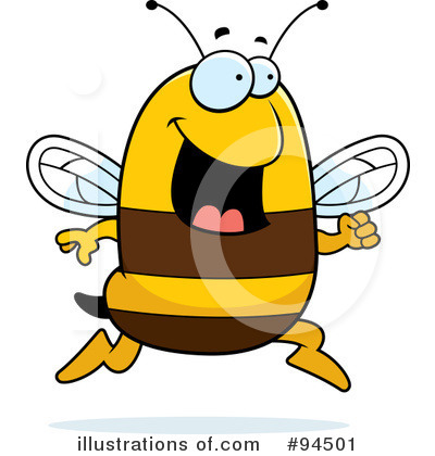 Royalty-Free (RF) Bee Clipart Illustration by Cory Thoman - Stock Sample #94501