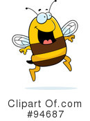 Bee Clipart #94687 by Cory Thoman