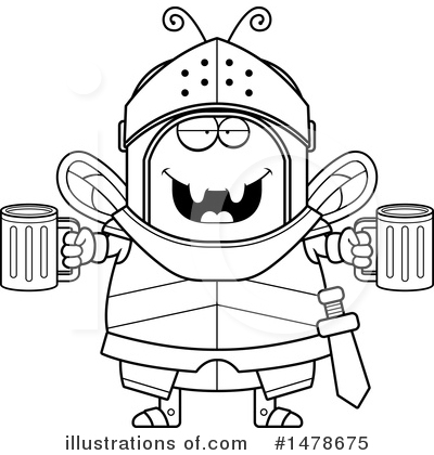 Royalty-Free (RF) Bee Knight Clipart Illustration by Cory Thoman - Stock Sample #1478675