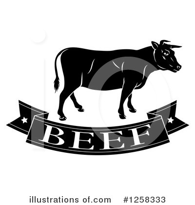 Royalty-Free (RF) Beef Clipart Illustration by AtStockIllustration - Stock Sample #1258333