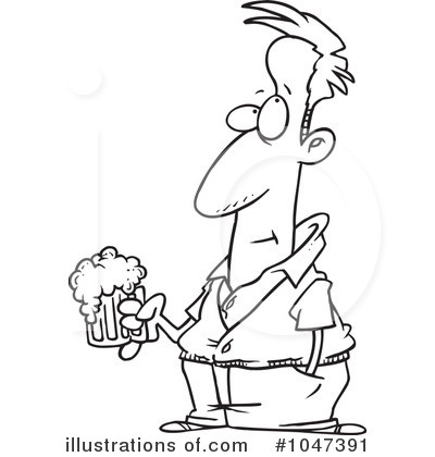 Royalty-Free (RF) Beer Clipart Illustration by toonaday - Stock Sample #1047391