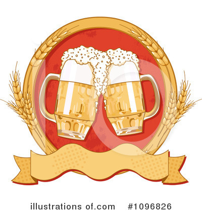 Royalty-Free (RF) Beer Clipart Illustration by Pushkin - Stock Sample #1096826