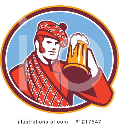 Royalty-Free (RF) Beer Clipart Illustration by patrimonio - Stock Sample #1217547