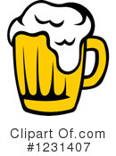 Beer Clipart #1231407 by Vector Tradition SM
