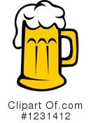 Beer Clipart #1231412 by Vector Tradition SM