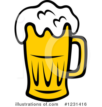 Royalty-Free (RF) Beer Clipart Illustration by Vector Tradition SM - Stock Sample #1231416