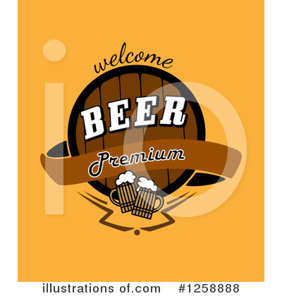 Royalty-Free (RF) Beer Clipart Illustration by Vector Tradition SM - Stock Sample #1258888