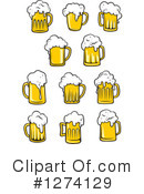 Beer Clipart #1274129 by Vector Tradition SM