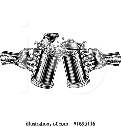 Royalty-Free (RF) Beer Clipart Illustration by AtStockIllustration - Stock Sample #1695116