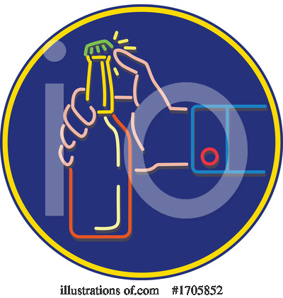 Royalty-Free (RF) Beer Clipart Illustration by patrimonio - Stock Sample #1705852