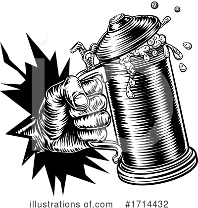 Royalty-Free (RF) Beer Clipart Illustration by AtStockIllustration - Stock Sample #1714432