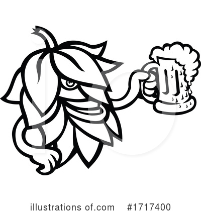 Royalty-Free (RF) Beer Clipart Illustration by patrimonio - Stock Sample #1717400