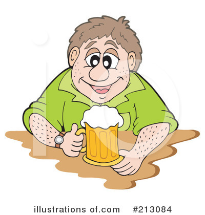 Royalty-Free (RF) Beer Clipart Illustration by visekart - Stock Sample #213084