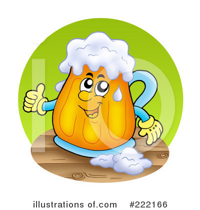 Royalty-Free (RF) Beer Clipart Illustration by visekart - Stock Sample #222166