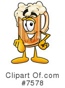 Beer Mug Clipart #7578 by Mascot Junction