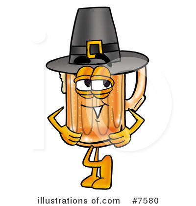 Royalty-Free (RF) Beer Mug Clipart Illustration by Mascot Junction - Stock Sample #7580