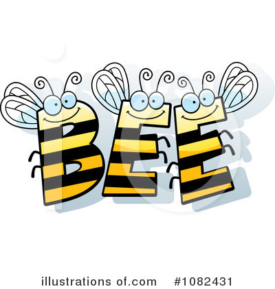 Royalty-Free (RF) Bees Clipart Illustration by Cory Thoman - Stock Sample #1082431