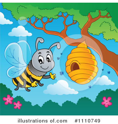 Bee Hive Clipart #1110749 by visekart