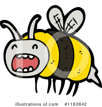Royalty-Free (RF) Bees Clipart Illustration by lineartestpilot - Stock Sample #1163842