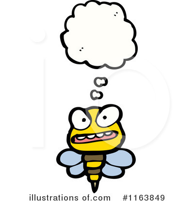 Royalty-Free (RF) Bees Clipart Illustration by lineartestpilot - Stock Sample #1163849