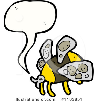 Royalty-Free (RF) Bees Clipart Illustration by lineartestpilot - Stock Sample #1163851