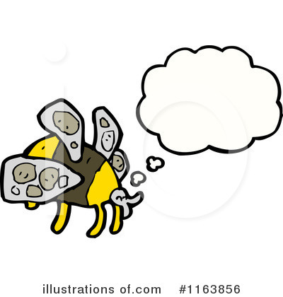 Royalty-Free (RF) Bees Clipart Illustration by lineartestpilot - Stock Sample #1163856
