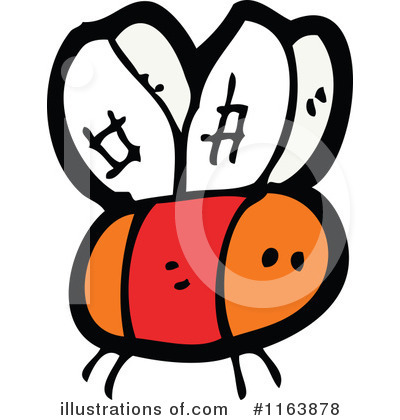 Royalty-Free (RF) Bees Clipart Illustration by lineartestpilot - Stock Sample #1163878