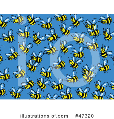 Royalty-Free (RF) Bees Clipart Illustration by Prawny - Stock Sample #47320