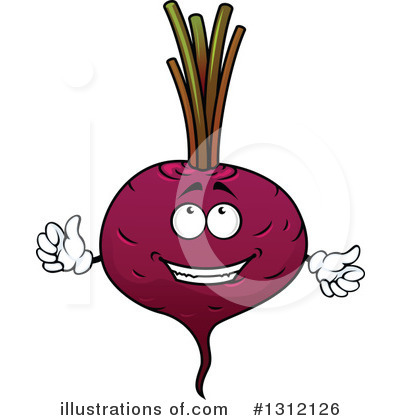 Royalty-Free (RF) Beet Clipart Illustration by Vector Tradition SM - Stock Sample #1312126