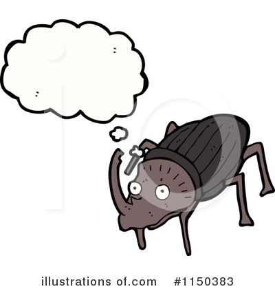 Royalty-Free (RF) Beetle Clipart Illustration by lineartestpilot - Stock Sample #1150383