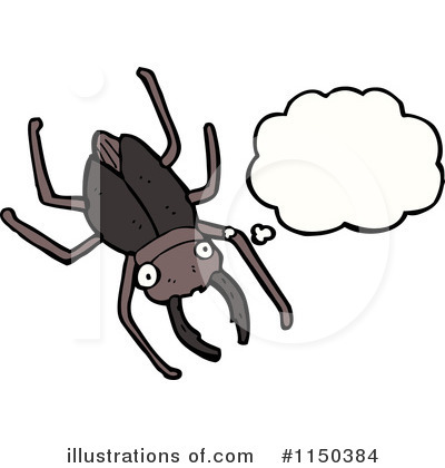 Royalty-Free (RF) Beetle Clipart Illustration by lineartestpilot - Stock Sample #1150384