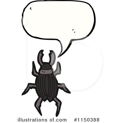 Royalty-Free (RF) Beetle Clipart Illustration by lineartestpilot - Stock Sample #1150388