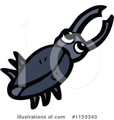 Royalty-Free (RF) Beetle Clipart Illustration by lineartestpilot - Stock Sample #1153343