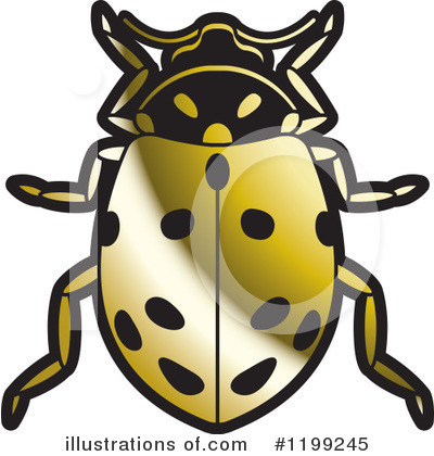 Royalty-Free (RF) Beetle Clipart Illustration by Lal Perera - Stock Sample #1199245
